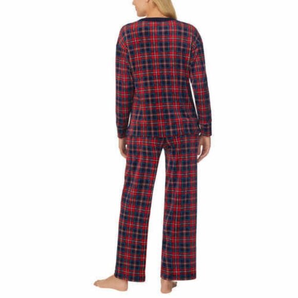 NWOT Nautica Silky Fleece Pajama PJ Set - Picture 5 of 6